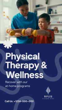 Physical Therapy At-Home Facebook Story Design
