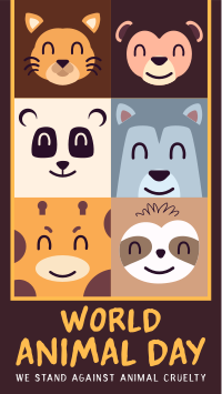 Safari Animals Facebook Story Design