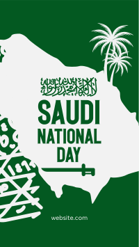 Saudi National Day Instagram reel Image Preview