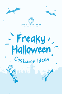 Freaky Halloween Pinterest Pin Design