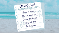 Beach Relaxation List Video Image Preview