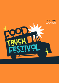 Food Truck Festival Poster Image Preview