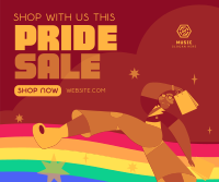 Fun Pride Month Sale Facebook Post Design
