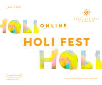 Holi Fest Facebook post Image Preview