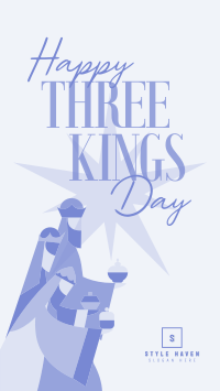 Happy Three Kings Facebook story Image Preview
