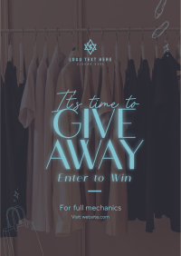 Fashion Giveaway Alert Poster Image Preview