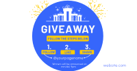 Simple Giveaway Facebook ad Image Preview