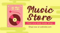 Premium Music Store Animation Image Preview