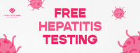 Textured Hepatitis Testing Facebook cover Image Preview