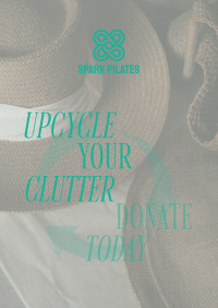 Sustainable Fashion Upcycle Campaign Poster Design