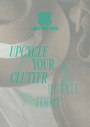 Sustainable Fashion Upcycle Campaign Poster Image Preview
