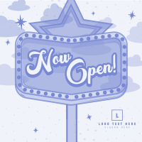 Retro Opening Announcement Instagram post Image Preview