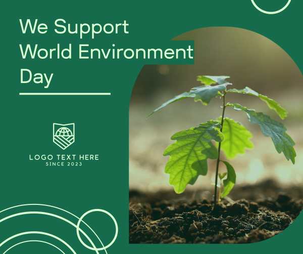 We Support World Environment Day Facebook Post Design Image Preview