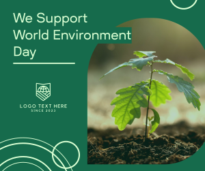 We Support World Environment Day Facebook post Image Preview