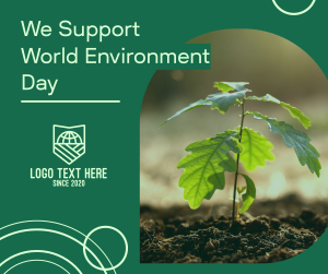 We Support World Environment Day Facebook post