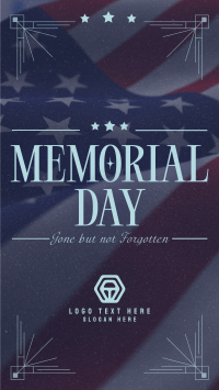 Elegant Memorial Day Instagram story Image Preview