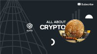 All For Crypto YouTube Banner Design