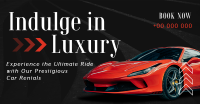 Luxurious Car Rental Service Facebook ad Image Preview