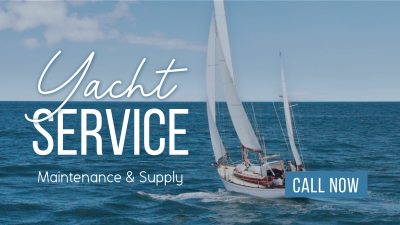 Yacht Maintenance Service Facebook event cover Image Preview