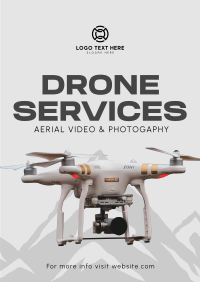 Aerial Drone Service Poster Design