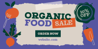 Organic Food Sale Twitter Post Image Preview