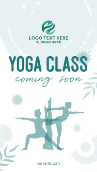 Yoga Class Coming Soon TikTok video Image Preview