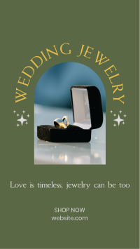 Wedding Jewelry Facebook Story Design