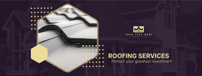 Roofing Services Facebook cover Image Preview