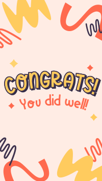 To Your Well-deserved Success Instagram Story Design