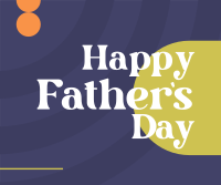 Simple Father's Day Facebook Post Design