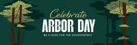 Celebrate Arbor Day Twitter Header Design