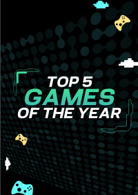 Top games of the year Flyer Design