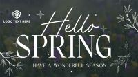 Hello Spring Animation Design