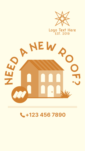 New House Roof Instagram story Image Preview