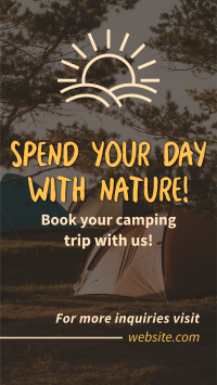 Camping Services Facebook Story Design