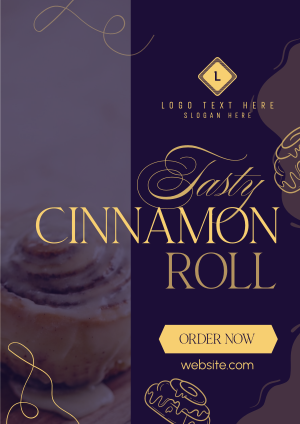 Fluffy Cinnamon Rolls Flyer Image Preview