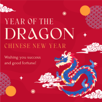 Year Of The Dragon Linkedin Post Image Preview