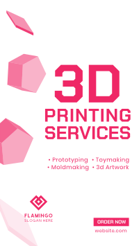 3d Printing Business Facebook Story Design