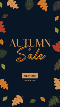 Deep  Autumn Sale Instagram Story Design