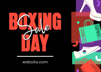 Great Deals this Boxing Day Postcard Design
