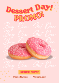 Donut BOGO My Heart Flyer Design
