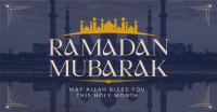 Mosque Silhouette Ramadan Facebook ad Image Preview