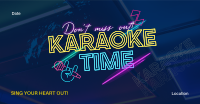 Join Karaoke Time Facebook Ad Design