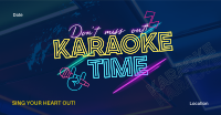 Join Karaoke Time Facebook ad Image Preview