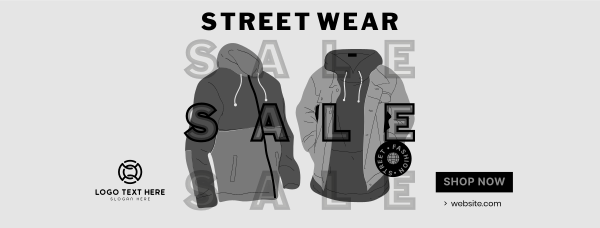 Street Wear Sale Facebook Cover Design Image Preview