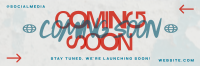 Contemporary Coming Soon Twitter Header Preview