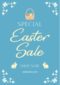 Easter Bunny Sale Flyer Image Preview