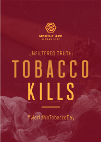 Modern Grunge Tobacco Day Poster Image Preview