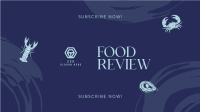 Food Review YouTube Banner Design