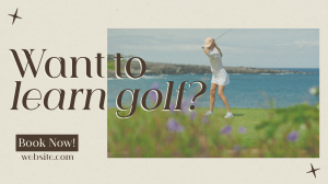 Sophisticated Golf Tournament Video Image Preview